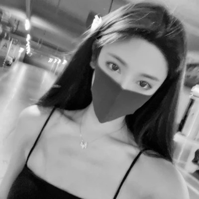 qq头像美女头像黑白