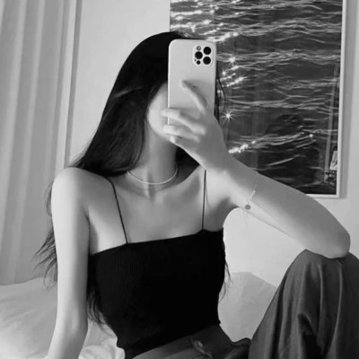 黑白现代美女头像
