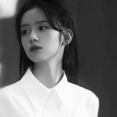 伤感黑白女头