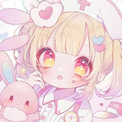动漫头像少女可爱粉色系