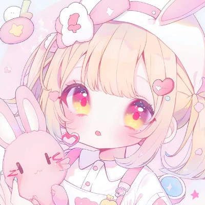 动漫头像少女可爱粉色系