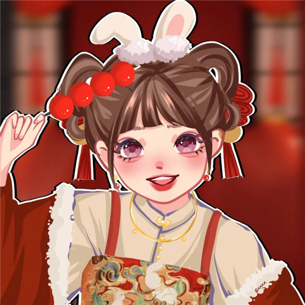 2025兔年两人闺蜜头像