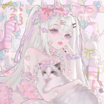 精美动漫闺蜜头像一人一张