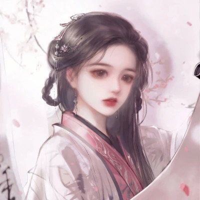 古风插画纯欲女生动漫头像