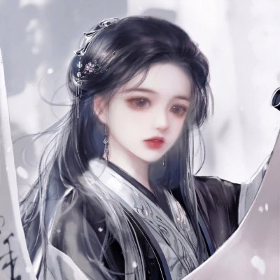 古风插画纯欲女生动漫头像