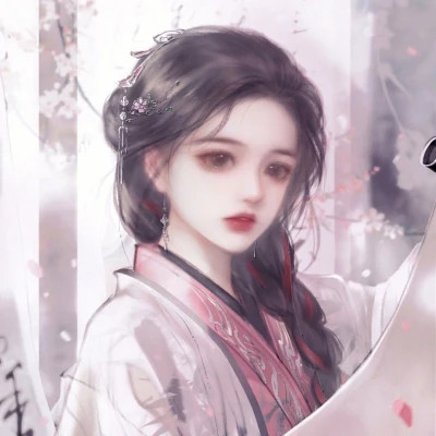 古风插画纯欲女生动漫头像