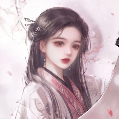 古风插画纯欲女生动漫头像