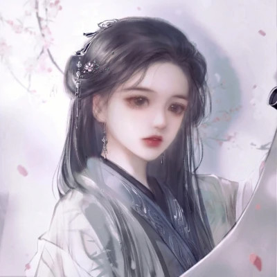古风插画纯欲女生动漫头像