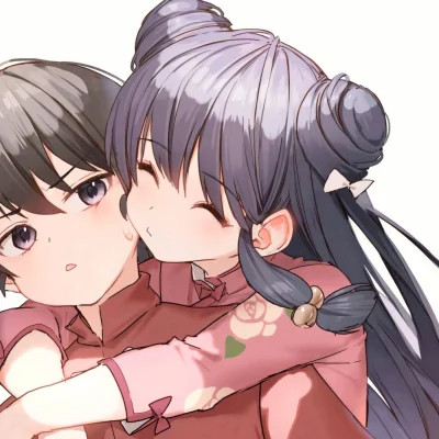 情侣头像两人动漫