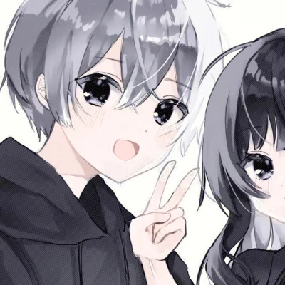 甜蜜漫画系情侣头像