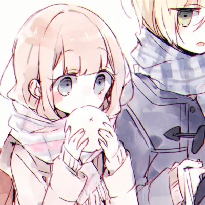 甜蜜漫画系情侣头像