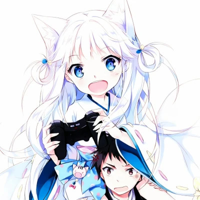 甜蜜漫画系情侣头像
