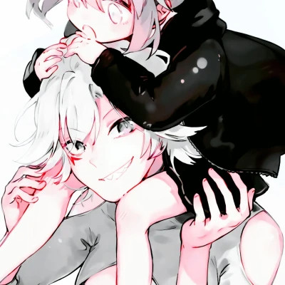 甜蜜漫画系情侣头像