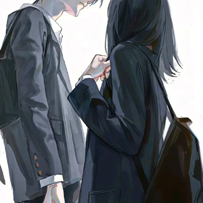 甜蜜漫画系情侣头像