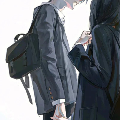 甜蜜漫画系情侣头像