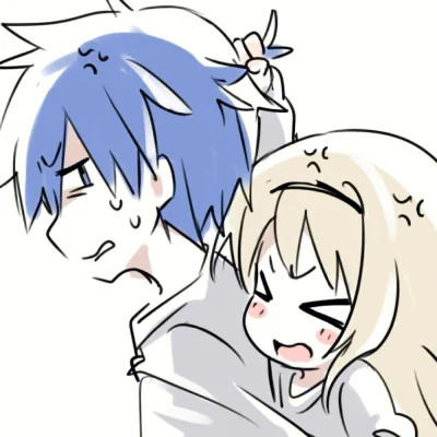 甜蜜漫画系情侣头像
