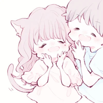 甜蜜漫画系情侣头像