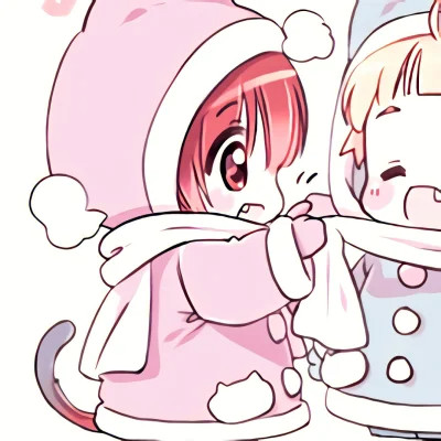 甜蜜漫画系情侣头像