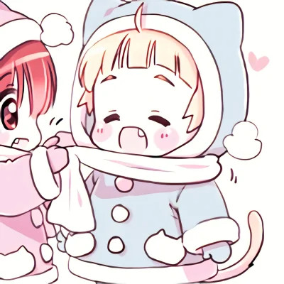 甜蜜漫画系情侣头像