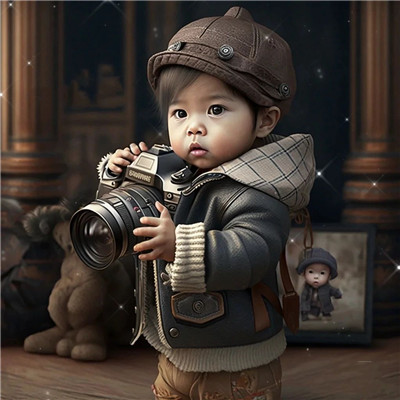 2025年可爱萌娃职业头像图片