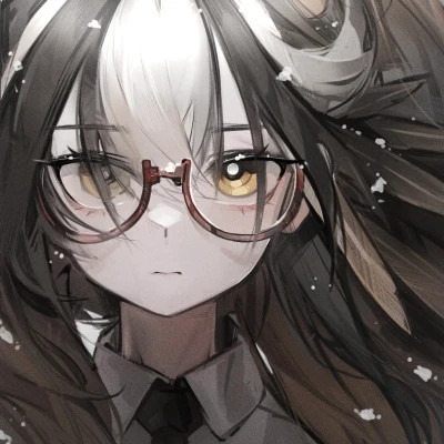 无水印头像女动漫好看图片