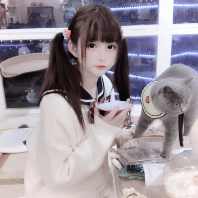 情侣头像宠物和主人