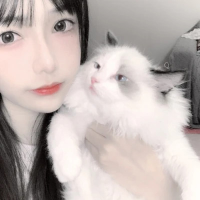情侣头像宠物和主人