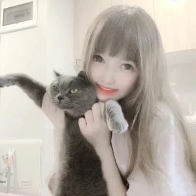 情侣头像宠物和主人