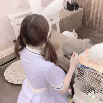 情侣头像宠物和主人