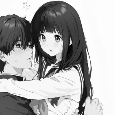 高质量黑白动漫情头