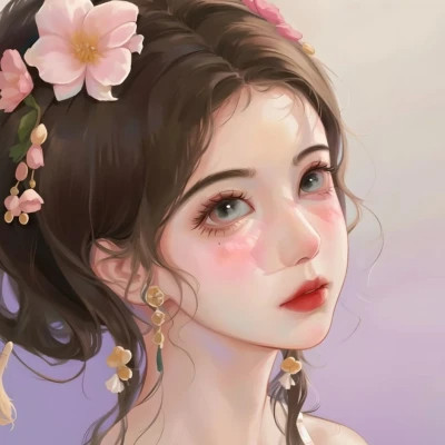 2025最新微信手绘女生头像