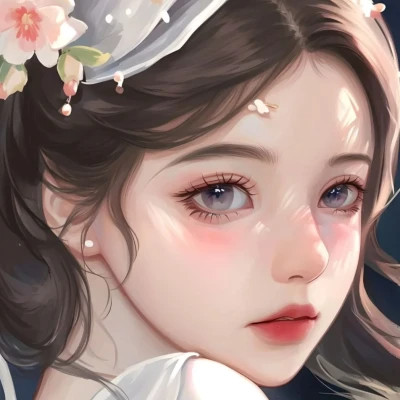 2025最新微信手绘女生头像