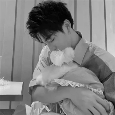 黑白男女情侣头像