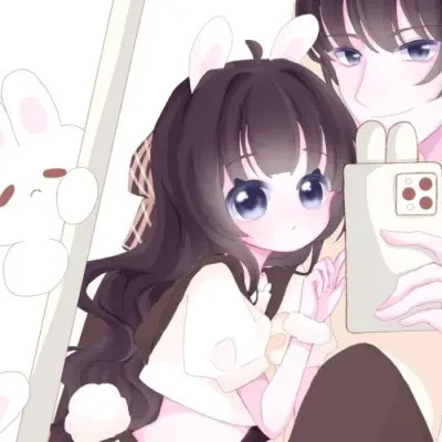 情侣头像超甜一对动漫