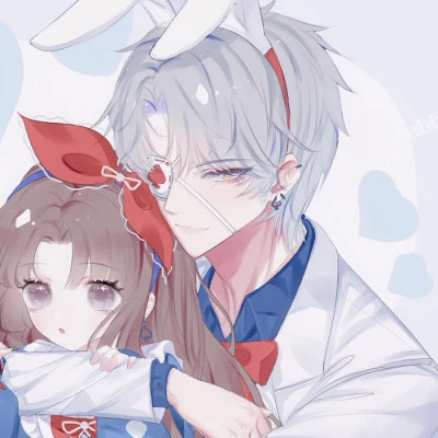 又甜又欲的情侣头像动漫