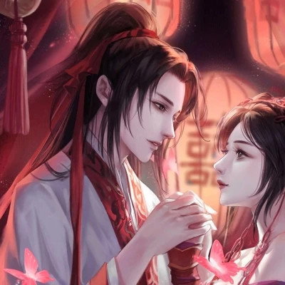 特别亲密的动漫情侣头像
