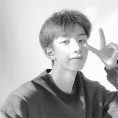 黑白男生专用头像图片
