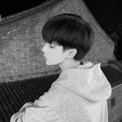 黑白男生专用头像图片
