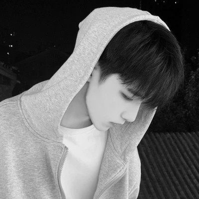 黑白男生专用头像图片