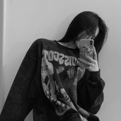 二人真人黑白闺蜜头像