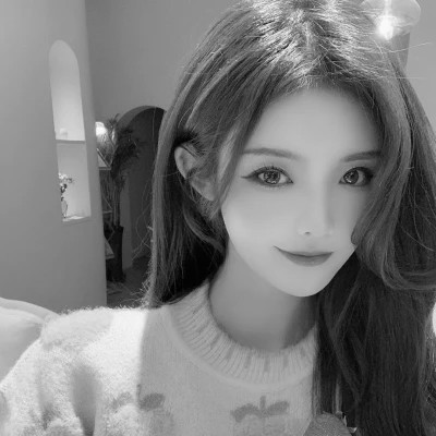 二人真人黑白闺蜜头像