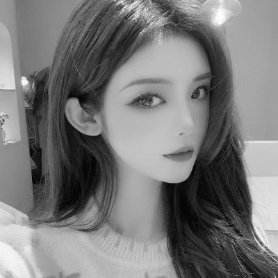 二人真人黑白闺蜜头像