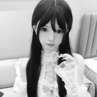 黑白真人闺蜜头像二人