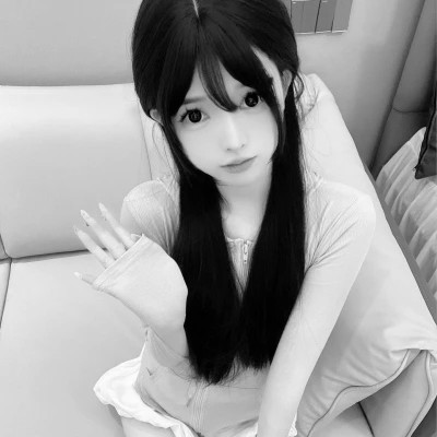 黑白真人闺蜜头像二人