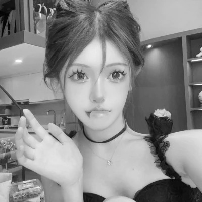 黑白真人闺蜜头像二人