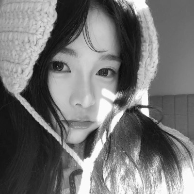 黑白真人闺蜜头像二人