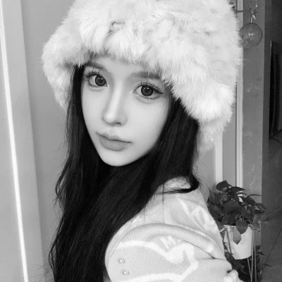 黑白真人闺蜜头像二人