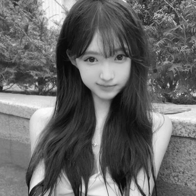 黑白真人闺蜜头像二人