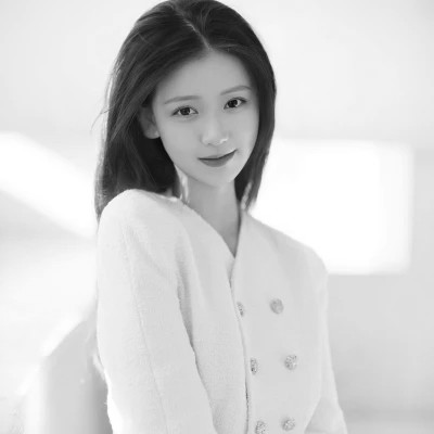黑白真人闺蜜头像二人