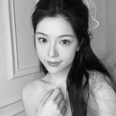 女生头像闺蜜真人黑白